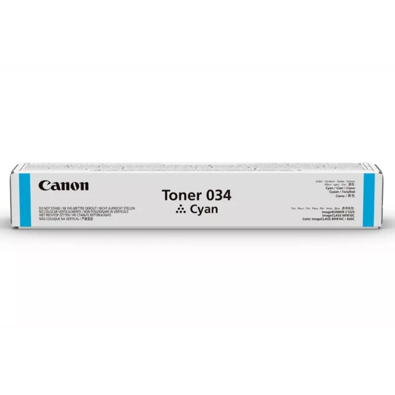 Canon 034 dažų kasetė 1 vnt. Originali Cianas
