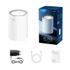 Tinklinė sistema Cudy M3600 Dviejų dažnių Wi‑Fi 7 (802.11be), 2882 Mbps, 3x LAN, 4 vidinės antenos, balta