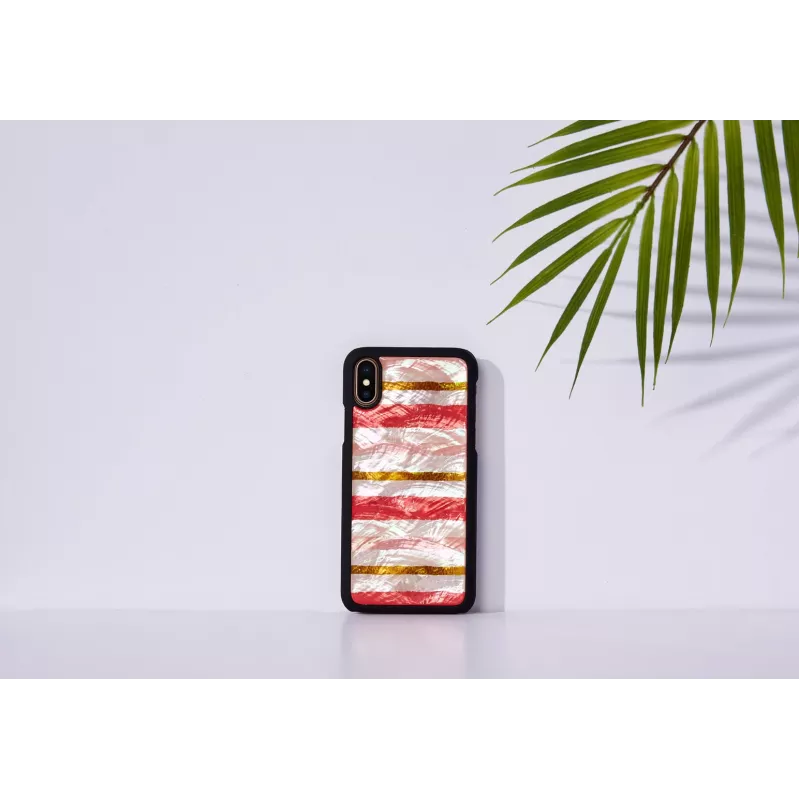 iKins išmaniojo telefono dėklas iPhone XS / iPhone XS Max Short Cake Juoda apsauginis dangtelis