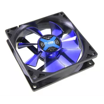 Kompiuterio korpuso ventiliatorius NoiseBlocker JuodaSilentFan XE1 92 mm, 1500 RPM, 17 dB, 50 m³/h, 4 V, juodas