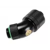 Jungtis BitsPower BP-MB45R2CPF-CC3U žalvarinis kompiuterių aušinimo jungtis, juoda ir žalia