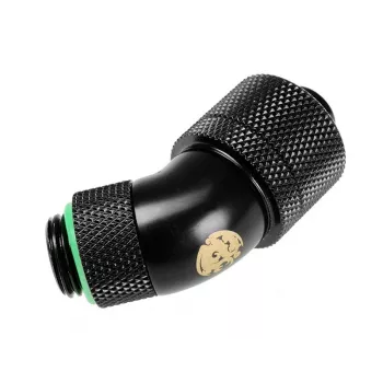 Jungtis BitsPower BP-MB45R2CPF-CC3U žalvarinis kompiuterių aušinimo jungtis, juoda ir žalia