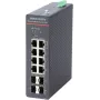 Hikvision DS-3T1512HP-SI-8P4FKIT(75W) tinklo komutatorius Valdomas Gigabit Ethernet (10/100/1000) Power over Ethernet (PoE) Juodas