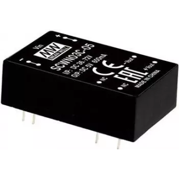 Maitinimo adapteris MEAN WELL SCWN03B-03 3W 0,6A įėjimas 18-36V