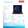 Nešiojamasis kompiuteris Lenovo ThinkPad E16 G3 22AY001SPB — Intel Ultra 7, 16,0 col. WUXGA, 16 GB RAM, 512 GB SSD, Windows 11 Pro, juodas, 1 metų garantija