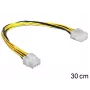 DeLOCK - maitinimo ilginimo laidas - vidinis maitinimo šaltinis, 8 kontaktų (kištukas) - vidinis maitinimo šaltinis, 8 kontaktų (lizdas) - 30 cm (83342)