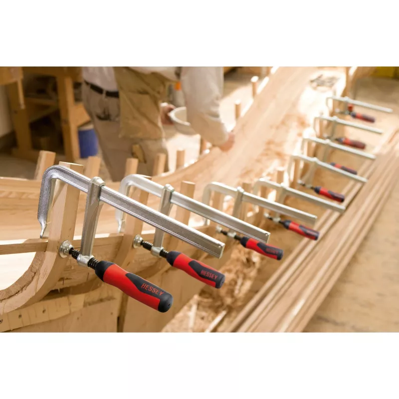 F formos spaustukas BESSEY GZ30-2K 30 cm Juoda Raudona Nerūdijantis plienas