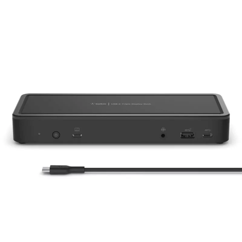 Belkin INC003VFBK nešiojamojo kompiuterio dokas / prievadų replikatorius USB 3.2 Gen 2 (3.1 Gen 2) Type-C juodas