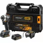 Akumuliatorinis smūginis suktuvas DCF85ME2GT, 18 V, 1/4, McLaren dizaino pilka/juoda, 2x POWERSTACK Li-Ion akumuliatoriai 1,7 Ah, T STAK dėžėje