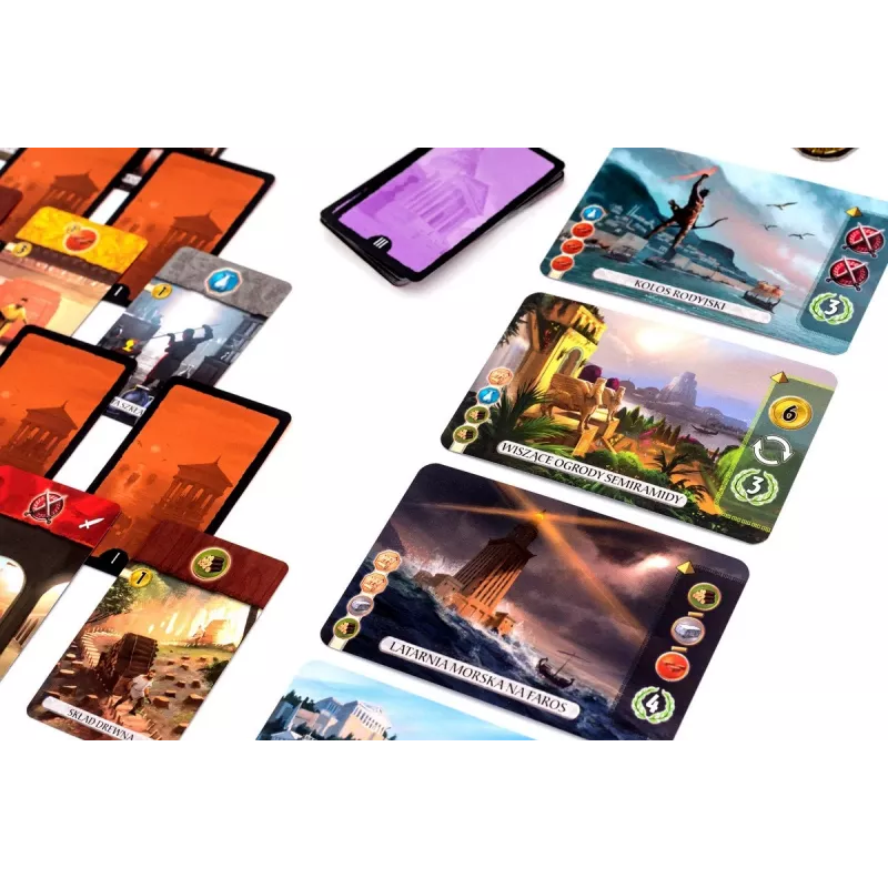 Stalo žaidimas 7 WONDERS OF THE WORLD - DUEL (LENKIŠKA VERSIJA)