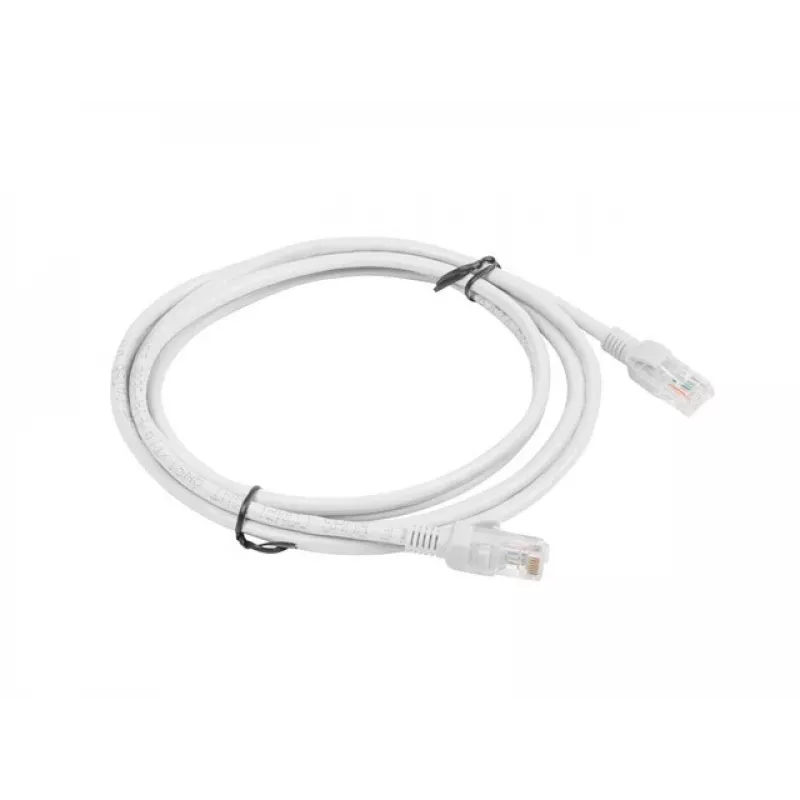 Tinklo kabelis LANBERG PCU6-10CC-0200-S Cat6 U/UTP RJ-45 2 m Pilkas