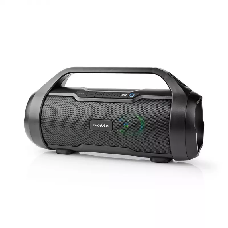 Nedis SPBB310BK nešiojama / vakarėlių kolonėlė Stereo nešiojama kolonėlė juoda 36 W