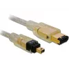 FireWire A/A laidas DeLOCK 2,0 m pilkas