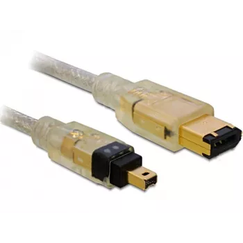 FireWire A/A laidas DeLOCK 2,0 m pilkas