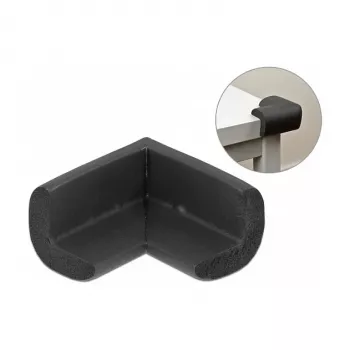 Putplasčio kraštų apsauga DeLOCK 18396 56x56x33mm juoda