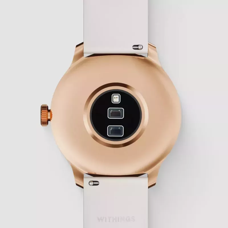 Hibridinis išmanusis laikrodis Withings ScanWatch Light Gold White