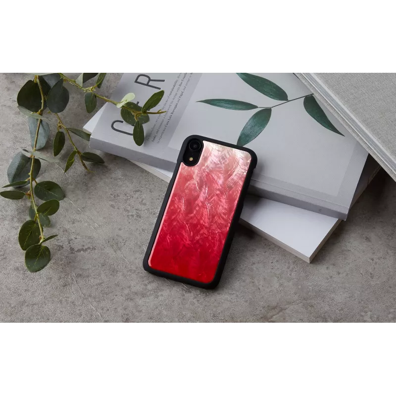 iKins telefono dėklas, skirtas iPhone XR — rožinės spalvos ir juodas dviejų tonų apsauginis dangtelis