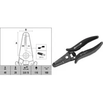 Laidų nuėmiklis c.k tools T3895 ESD 0,8–2,6 mm laidininkams