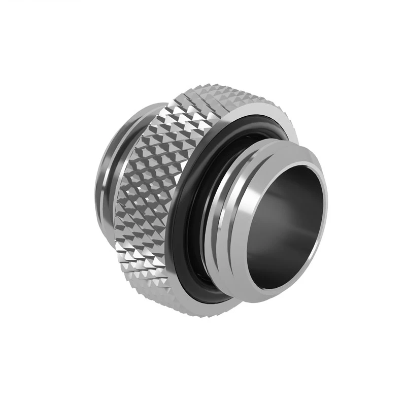 Tiesus adapteris Barrow TB2D-MINI01 s su G1/4 inch išoriniais sriegiais abiejuose galuose, 5 mm, sidabrinis