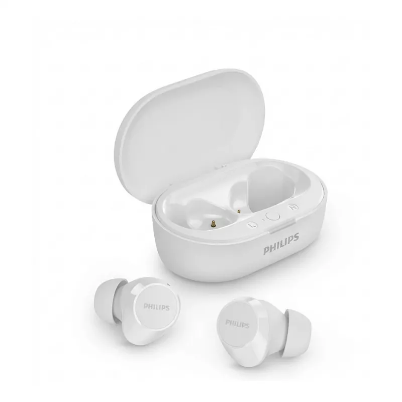 Belaidės į ausis įdedamos Bluetooth ausinės Philips TAT1209WT/97 Baltos