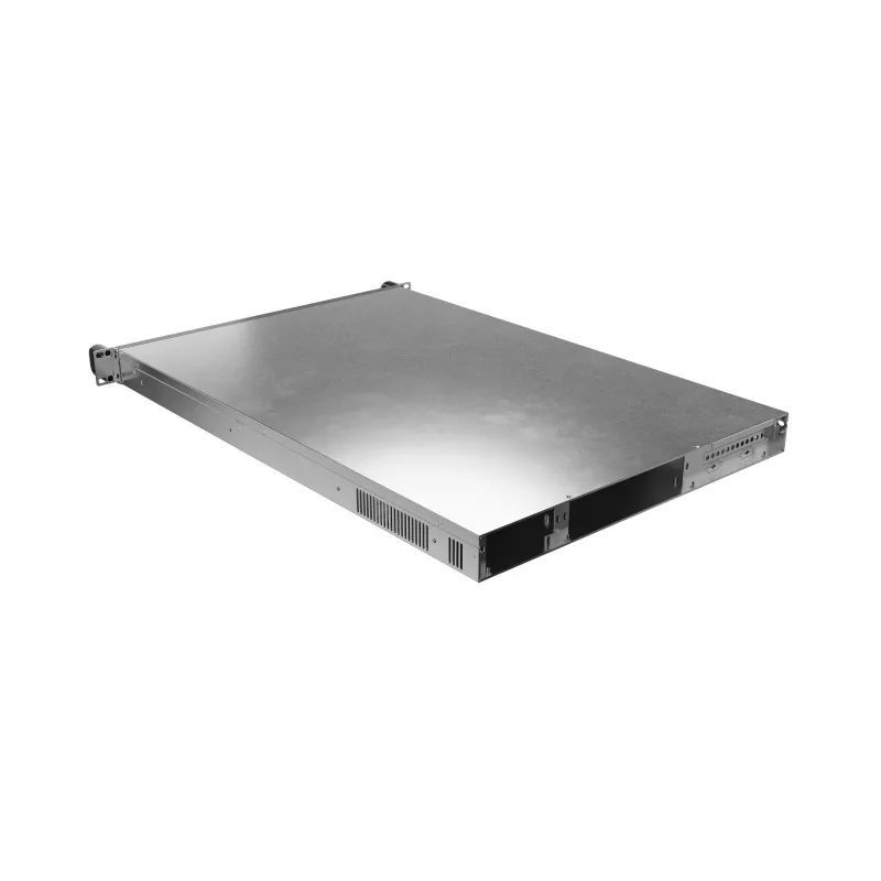 Rack Chassis Lanberg SC01-6501-12B 1U Juoda 8 Ventiliatoriai HDD SSD