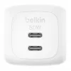 Belkin BoostCharge Pro - Maitinimo šaltinis - GaN - 50 W - Greitas įkrovimas - 2 išvesties prievadai (2 x USB-C)