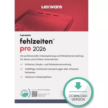 Lexware fehlzeiten pro 2026 Finansinė analizė 1 licencija (-os) 1 metai (-ų)