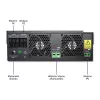 Off-grid inverter Qoltec 53887 solar inverter 10 kVA Lithium Polymer Juoda