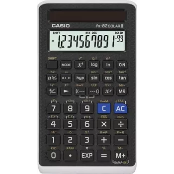 Casio fx-82SOLAR II - Mokslinis skaičiuotuvas - 10 skaitmenų plius 2 eksponentai - saulės baterija (FX-82SOLARII)