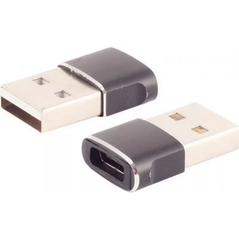 Laido keitiklis ShiverPeaks BS14-05034 USB A į USB C, pilkas