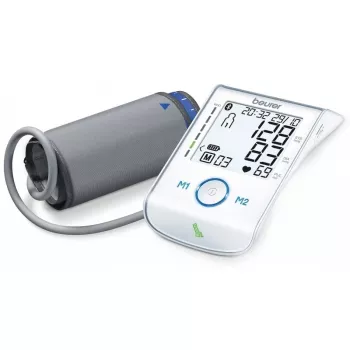 Beurer BM85 Upper Arm Blood Pressure Monitor with Patented Resting Indicator for Accuracy, App Connection with Certified Data Protection, Lithium