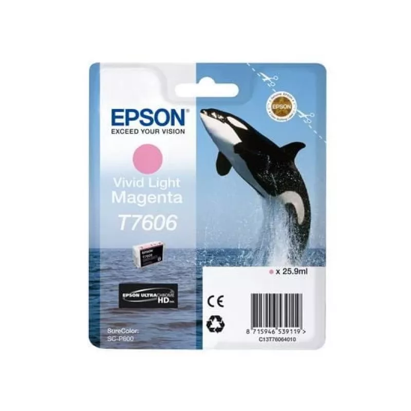 Epson C13T76064N10 rašalo kasetė 1 vnt. Originali šviesiai purpurinė
