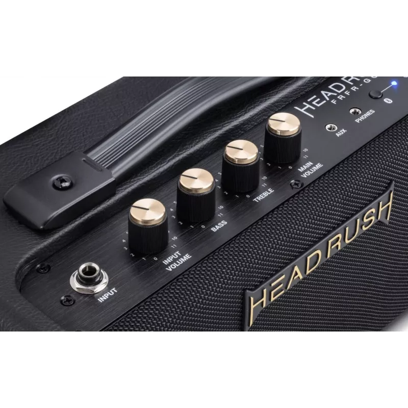 Nešiojamas FRFR gitaros stiprintuvas HEADRUSH FRFR-GO, 65 W, pilno diapazono, veikia su baterija / iš tinklo