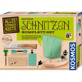 Kosmos Schnitzen Komplett-Set, Eksperimentų rinkinys, 8 metai, Įvairiaspalvis