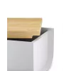 Duonos dėžutė Alessi BG03WG pilka 340 mm plotis 210 mm gylis 140 mm aukštis