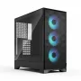 PC korpusas Fractal Design Pop 2 Air Juoda TG RGB Midi Tower — ATX/Micro‑ATX/Mini‑ITX, 3x120mm priekyje, 1x120mm gale, 2,5 colio+3,5 colio nišos