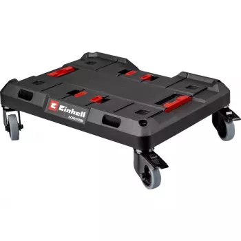 Riedanti platforma sisteminiams dėklams EINHELL E-Case, juoda, keliamoji galia iki 120 kg