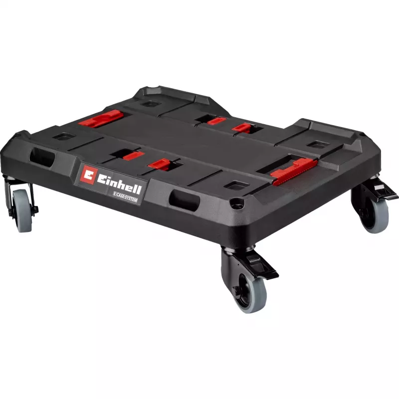 Riedanti platforma sisteminiams dėklams EINHELL E-Case, juoda, keliamoji galia iki 120 kg