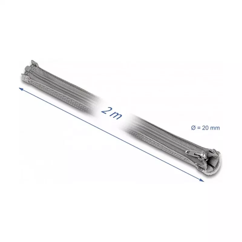 Kabelių apsauginė įvorė DeLOCK 20830 pilka 1,5 cm