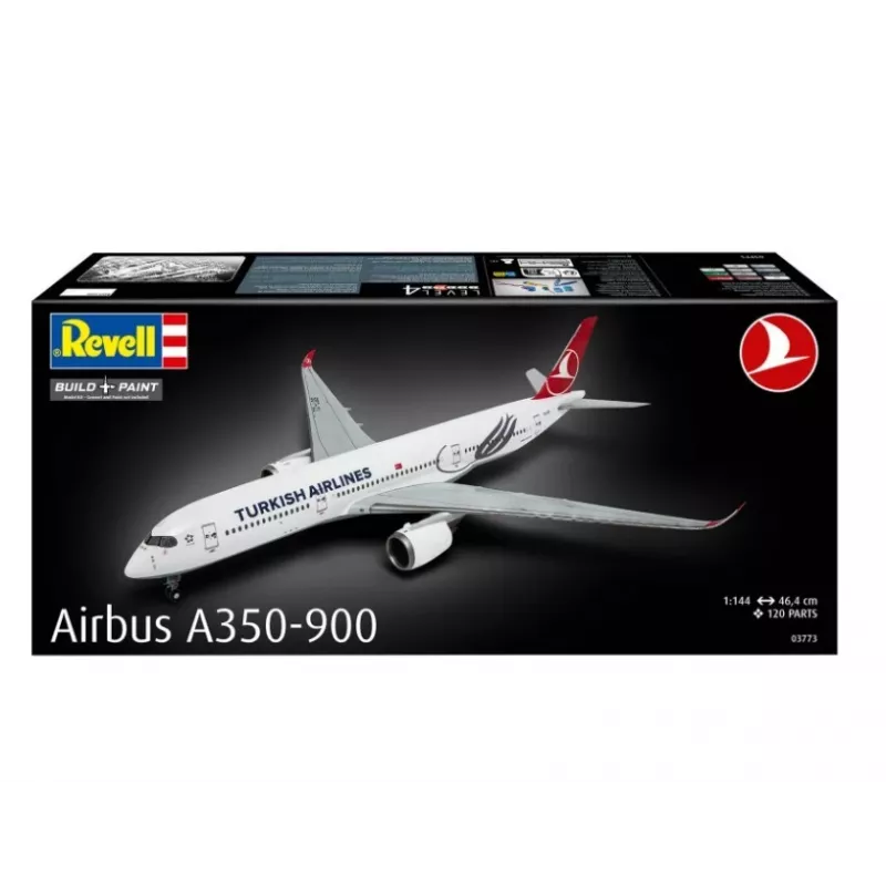 Plastikinis lėktuvo modelis REVELL Airbus A350-900 Turkish Air mastelis 1/144