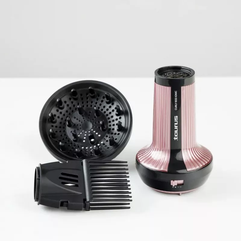 Plaukų džiovintuvas Taurus Fēns 900400000 — 2200 W, 3 greičiai, 3 temperatūros nustatymai, difuzorius ir koncentratorius, juodas