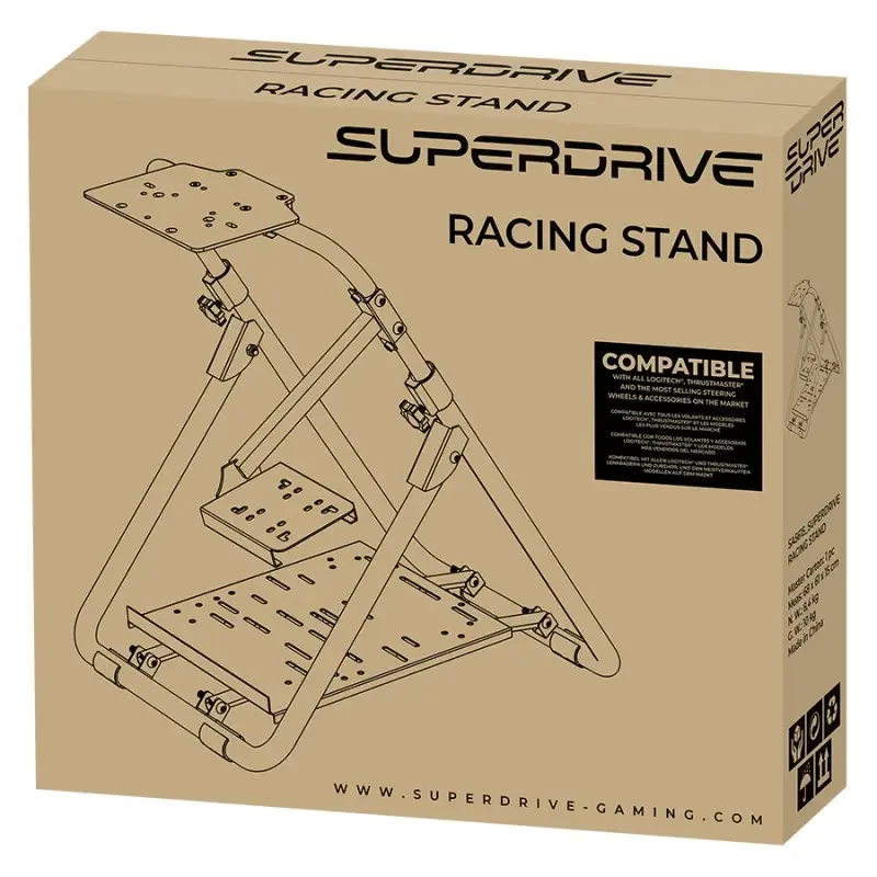 Lenktyninis stovas Subsonic SA5615 Metal Juoda