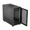 19 colių stovo spinta LANBERG FF01-6222-23B 22U 600x1200 mm juoda, perforuotos durys