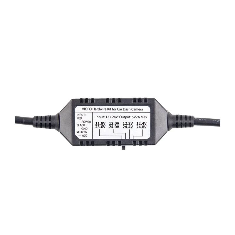 Maitinimo laidas VIOFO HK3 miniUSB, skirtas HK3-MINI-SET, 3 m ilgis