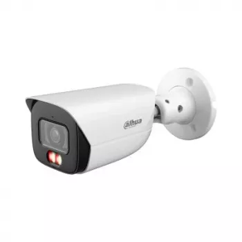 Bullet IP kamera DAHUA IPC-HFW3649E-AS-IL — 6 MP CMOS, 3288×1850, PoE, DC, lubinis/sieninis montavimas, balta