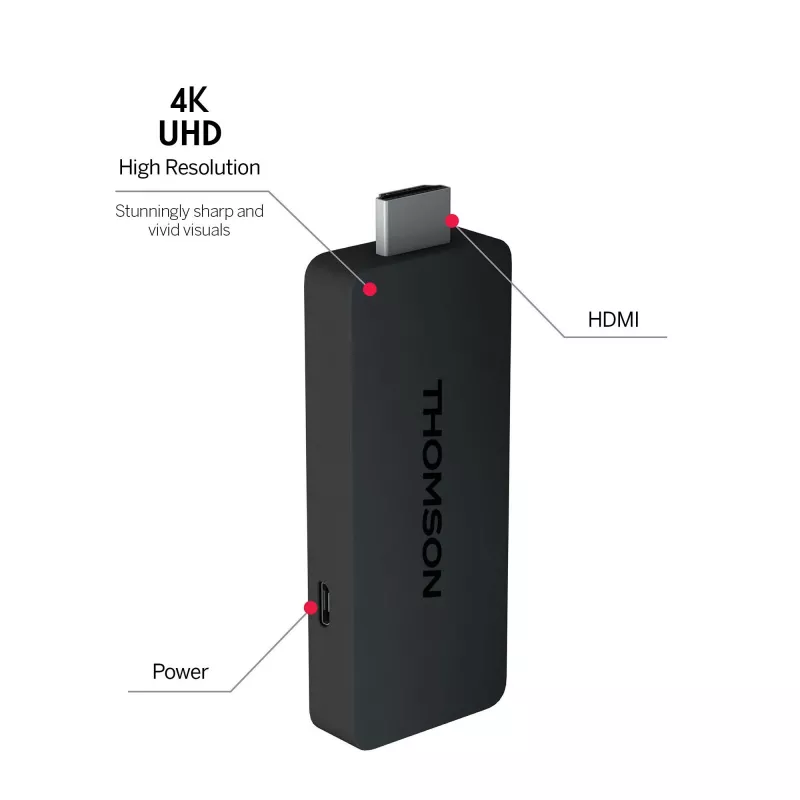 TV priedas laikmena Google TV 4K/145 Thomson