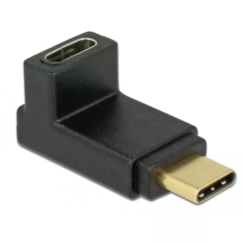 jungčių adapteris DeLOCK 65914 USB Type-C patinas į patelę juodas