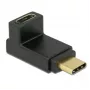 jungčių adapteris DeLOCK 65914 USB Type-C patinas į patelę juodas