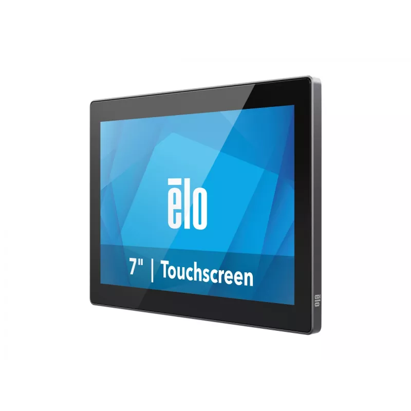 Elo 0704LS, 17,8 cm (7 col.), projektuota talpinė, 10 lietimo taškų, USB-C, rinkinys, tamsiai pilkas lietimui jautrus monitorius, Ekranas: 17,8 cm (7 col.), projektuota talpinė, 10 taškų, Skiriamoji geba: 1280x800 pikselių
