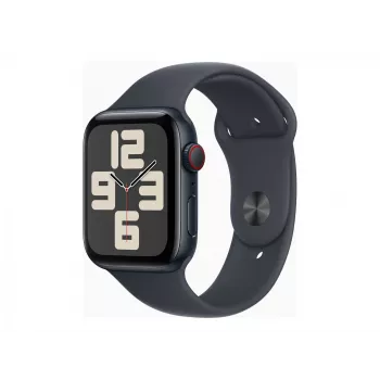 Watch SE GPS + Cellular 44 mm Midnight Aluminium Case su Midnight Sport Band - M/L